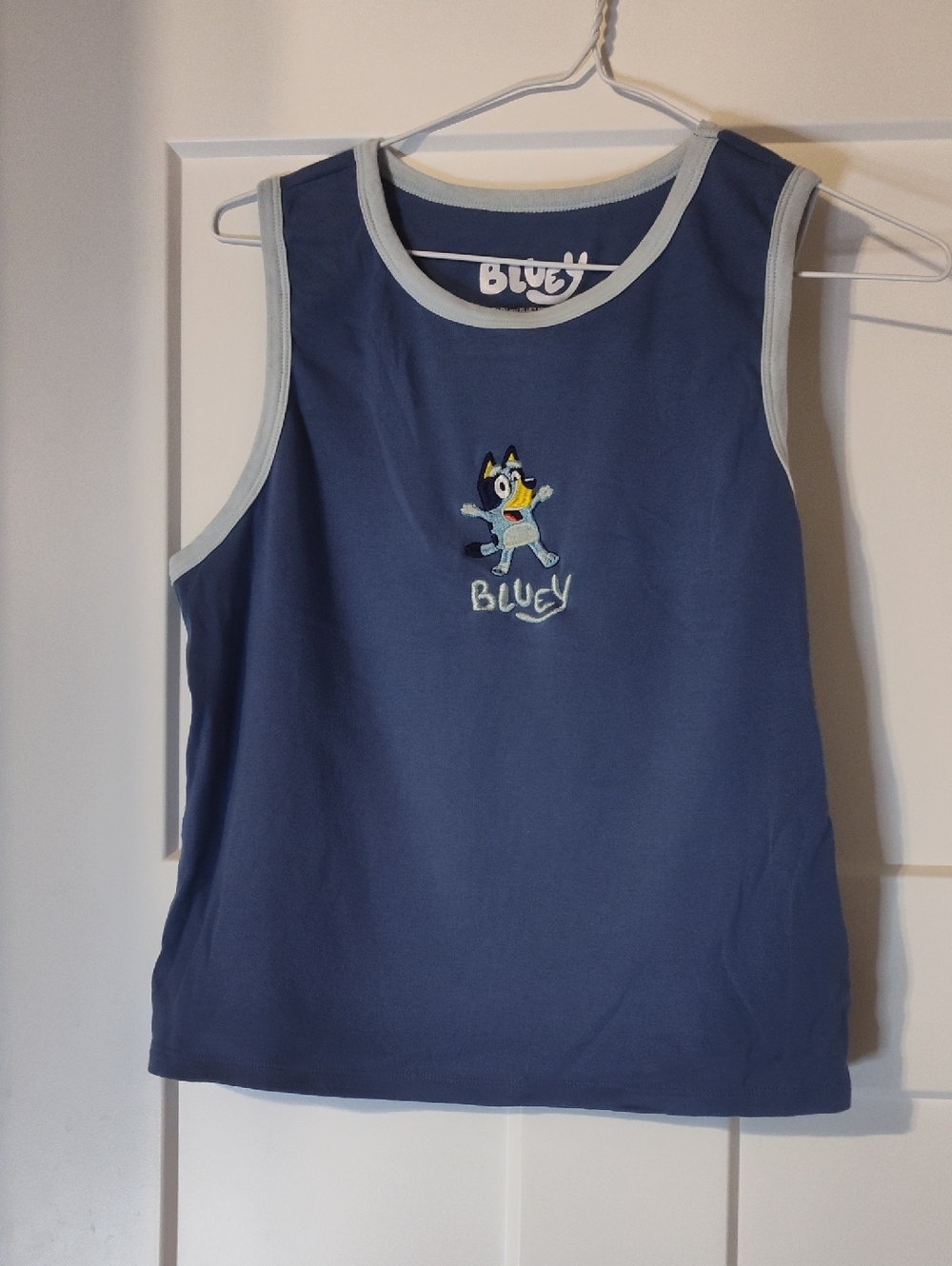 BLUEY Women's Tank Top with Light Blue Trim